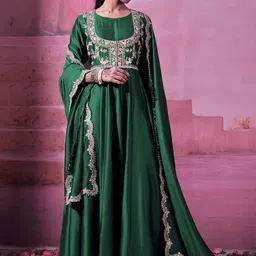 Peach Petals Anarkali Kurti image 3