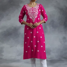 Libas Women Floral Daily Straight Kurta-image-61