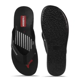 DRACKFOOT Men Striped Thong Flip-Flops image 4