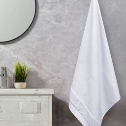 MYTRIDENT White Cotton 600 GSM Bath Towel-picture-23