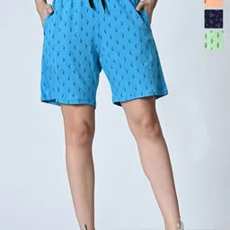 BAESD Women Printed High-Rise Shorts-picture-13