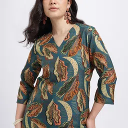 Anouk Rustic Printed Short Kurti-picture-30