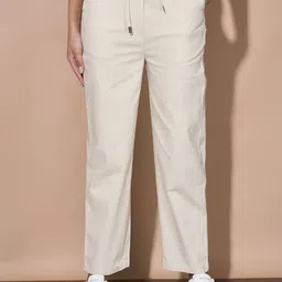 FFU Women Classic Mid-Rise Straight Fit Trousers-image-40