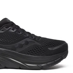 saucony Men Textile Running Guide 17 Pwrrun+ Black/Black UK 6 Non-Marking Shoes image 3