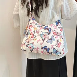 StyleCast x Revolte Printed Half Moon Hobo Bag image 4