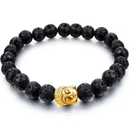 Divine souvenirs Unisex Artificial Beaded Elasticated Bracelet-picture-16