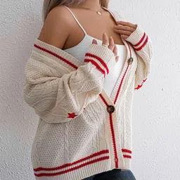 StyleCast Women Striped Cardigan-image-37