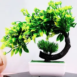 Dekorly Green Artificial Flowers & Plants With Pot image 3