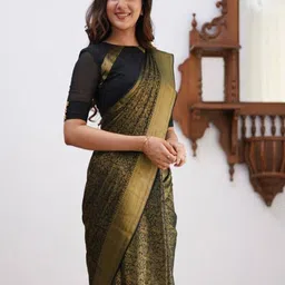 Sitanjali Woven Design Zari Banarasi Saree image 2