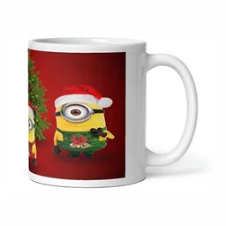 Mr UVD White & Red Graphic Printed Ceramic Matte Mug 350 ml image 4