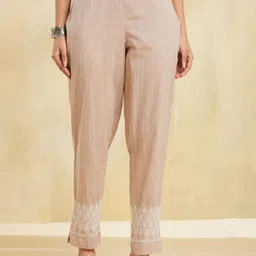 Fabindia Women TexturedTrousers-picture-17