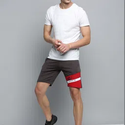 SHOWOFFFF Men Colourblocked Sports Shorts image 3