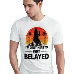 Seekbuylove Men Regular Fit Typography Printed Round Neck Bio Finish Cotton T-shirt-image-56