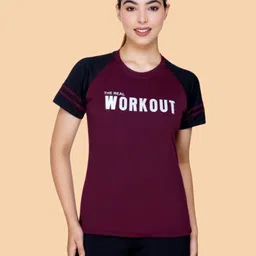 White Moon Women Typography 2 Pockets T-shirt image 4