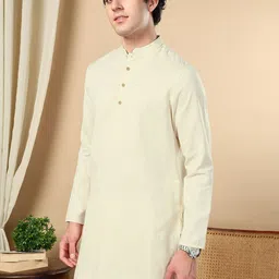 TATTVA Men Thread Work Kurta image 3