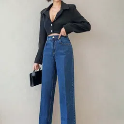 Stylecast X Kotty Women Regular Fit High-Rise Stretchable Jeans image 3