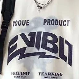 stylecast x revolte Vogue Product Typography Round Neck Sweatshirt image 3