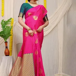 Royal Rajgharana Saree Woven Design Zari Pure Silk Banarasi Sarees-picture-35