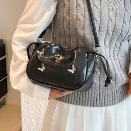 StyleCast Printed PU Shopper Sling Bag image 3