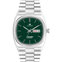 EMPERO Men Brass Dial & Stainless Steel Straps Analogue Watch EAB221 Square Green Dial-picture-16
