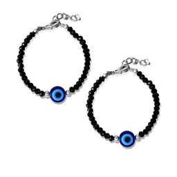 Airtick Black Stainless Steel Crystals Anklet-image-79