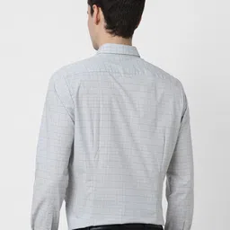 Peter England Checked Slim Fit Formal Shirt image 4