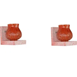 SOMIL Orange Glass Cylinder Printed Wall Lamps-picture-16