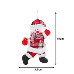 Ascension Red & Green Christmas Santa Claus Pendant Festive Decor image 2