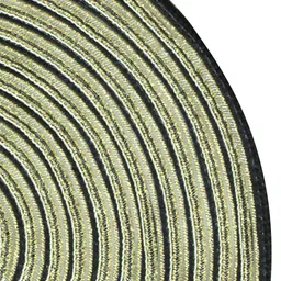 TIED RIBBONS 4-Pcs Green & Olive Round Table Placemats image 4