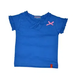 CLEVER Girls Pack Of 5 Tie Up Neck Ruffles Tops image 2