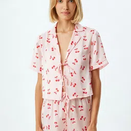 Koton Women Conversational Printed Night suit-image-33