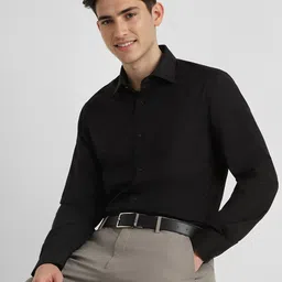 Allen Solly Sport Men Solid Spread Collar Formal Shirt-picture-40