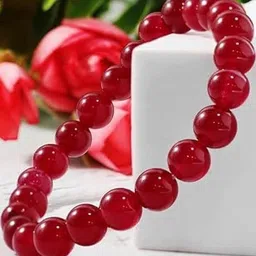 Gems Guru Unisex Pink Bracelet image 3