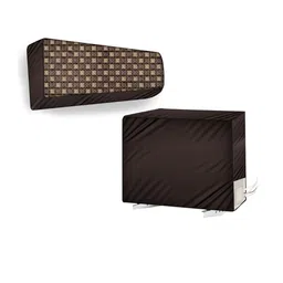 The Furnishing Tree Split AC Cover Set of Indoor and Outdoor Unit Used for 1 Ton Lloyd GLS12B3XWBEP-picture-35