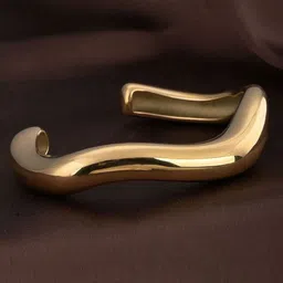 PALMONAS Stainless Steel Gold-Plated Bangle-Style Bracelet-picture-22