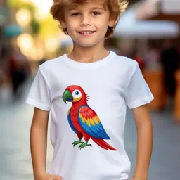 Samridhi Garments Unisex Kids BLENDED Tshirts-picture-35