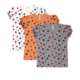 MOTUS Girls Cotton Tshirts-image-0