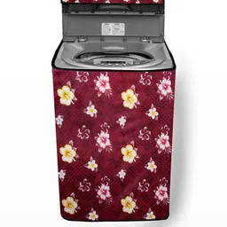 The Furnishing Tree Washing Machine Cover Floral Red Compatible for Samsung 6.5 Kg Fully-Automatic-picture-32