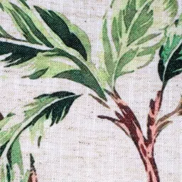 KLIYARA Cream-Coloured & Green Square Cushion Covers image 3