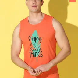 WOOSTRO Pack Of 2 Printed Combed Cotton GymInnerwear VWS26(ENJOY ORANGE)(BKLN ORANGE)-picture-15