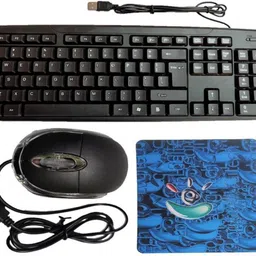ANJO USB Keyboard-LED Mouse-Non Slip Mouse Pad-Cleaner Combo Set-picture-26