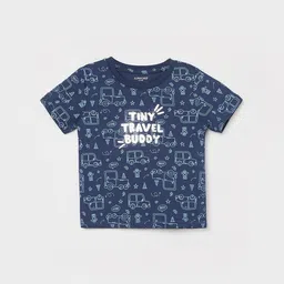 Juniors by Lifestyle Boys Blue Cotton Tshirts-picture-30