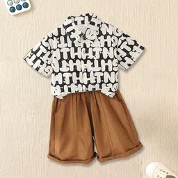 FOREVER FRIDAY Boys Abstract Printed Shirt with Shorts-picture-44
