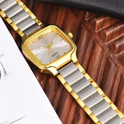 SWADESI STUFF Men Dial & Bracelet Style Straps Analogue Watch SDS 166 SILVER MA SILVER 2028 image 5