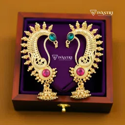 VIVASTRI Women Gold-Plated Alloy Earrings-image-93