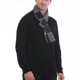 Moda Rapido Men Checked Acrylic Mufflers image 5