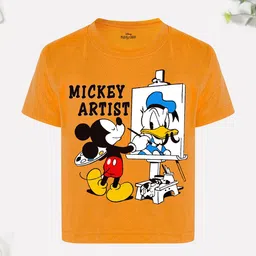 Disney By Miss and Chief Boys Printed Bio Finish Applique T-shirt-picture-12