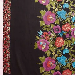 MAHALASA Floral Printed Pure Georgette Saree image 5