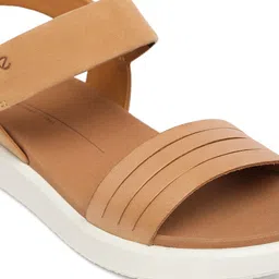 ECCO Leather Flatform Sandals image 5