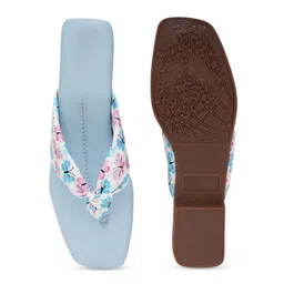 Zoyi Women Printed T-Strap Flats image 3